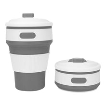 Load image into Gallery viewer, 350ML Folding Portable SiliconeTelescopic Drinking Collapsible coffee cup multi-function Travel folding Water bottle Dropship