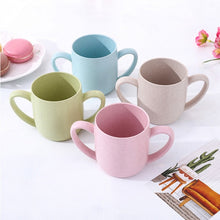 Load image into Gallery viewer, 250ml Baby Cups Drinking Water Brush Teeth Washing Cup Children Infant baby Milk Cup with Handle Breakfast Mug Drink 2019
