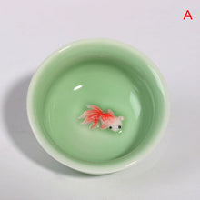 Load image into Gallery viewer, Chinese Tea Cup Porcelain Celadon Fish Teacup Set Teapot Drinkware Ceramic China Kung Fu Tea Set Ceramic cup Chinese gift
