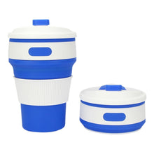 Load image into Gallery viewer, 350ML Folding Portable SiliconeTelescopic Drinking Collapsible coffee cup multi-function Travel folding Water bottle Dropship
