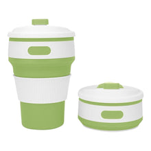 Load image into Gallery viewer, 350ML Folding Portable SiliconeTelescopic Drinking Collapsible coffee cup multi-function Travel folding Water bottle Dropship

